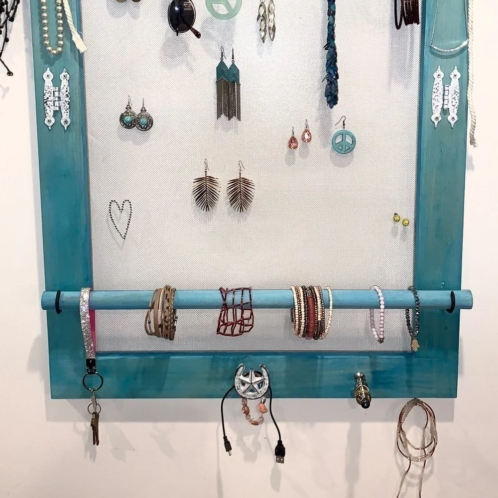 New Handmade Gift Jewelry hanging Organizer Display Extra Large Mother’s Day